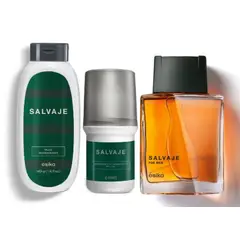ESIKA - Set Perfume Salvaje Talco y Desodorante
