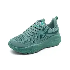 DANWEILE - Zapatillas deportivas informales ligeras antideslizantes y transpirables - Verde oscuro