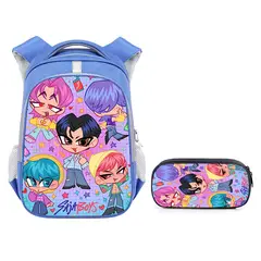 TIOZONEY - Juego de mochila escolar Kpop Las Guerreras K-pop Huntrix Cazadoras de demonios