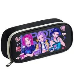 TIOZONEY - Estuche portátil multifunción para lápices Kpop Demon Hunters