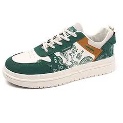 DANWEILE - Zapatillas de deporte informales para Hombre Verde