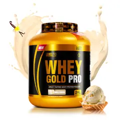 LEVEL PRO - Whey Gold Pro 3 kg Proteina Whey - Vainilla