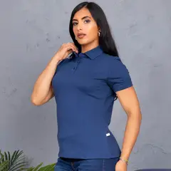 A VANTGARDESTYLE - POLO BOX SLIM FIT DAMA MC - PIQUE LYCRADO