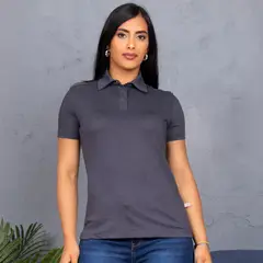 A VANTGARDESTYLE - POLO BOX SLIM FIT DAMA MC - PIQUE LYCRADO