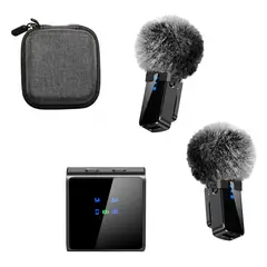 NANOTRON TECHNOLOGIES - Micrófonos SX50 Pro con receptor de carga magnética para Tipo C, IOS y Cámaras con estuche