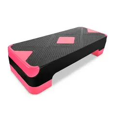 GENERICO - Step Aeróbico Regulable 2 Niveles Elegante Rosado