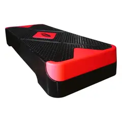 GENERICO - Step Aeróbico Regulable 2 Niveles Elegante Rojo