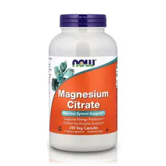 NOW - Citrato de Magnesio 400mg (240 Cápsulas) - Foods