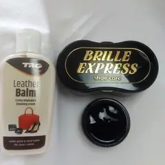 GENERICO - LIMPIADOR CALZADOS 125 ML + RENOVADOR CUEROS NEGRO + ESPONJA BRILLA EXPRESS / EUROPA