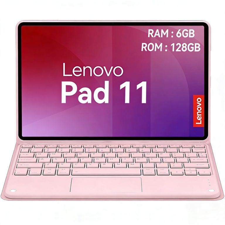 Tablet Pad 11 2025 6+128GB 11" WIFI 2.5K-Gris+Teclado Rosa