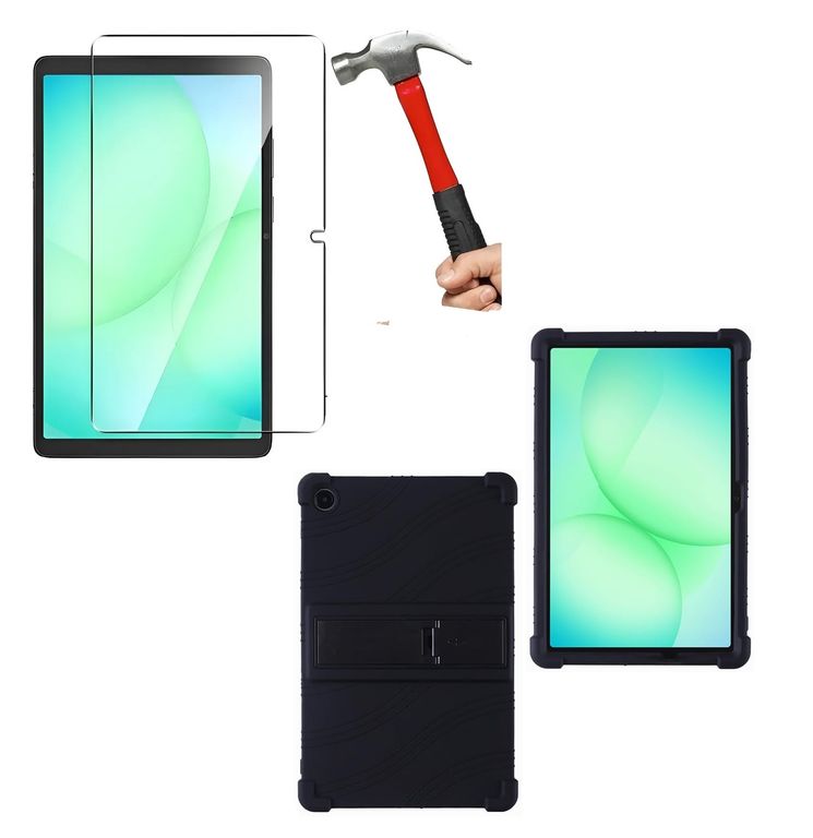 Funda Silicona + Mica Vidrio 9H para Samsung Tab A11 Plus 2025 SM-X230