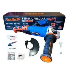 REDBO - AMOLADORA ANGULAR ELECTRICA AG125-155S 1500W