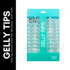 GENERICO - Gelly Tips Almond Cristal Flex 280PZ - ACRY LOVE