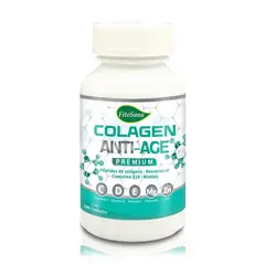 FITOSANA - Péptidos de Colágeno, Resveratrol, CoQ10, Biotina (100 Cápsulas) -