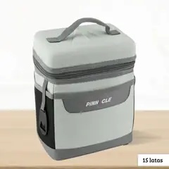 GENERICO - Cooler de polietileno Pro Soft con Asa Pinnacle 15 Latas Gris