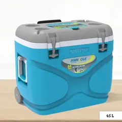 GENERICO - Cooler de Poliuretano Prudence con Ruedas Pinnacle Celeste 45 Litros