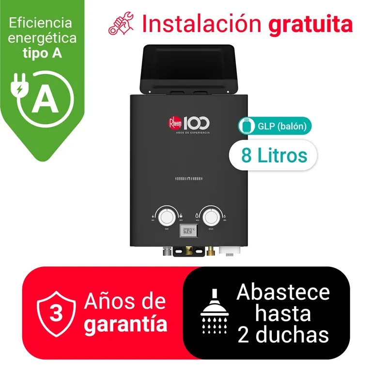 TERMA A GAS 8L GLP PREMIUM - GAS DE BALÓN