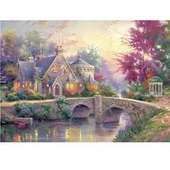 GENERICO - Rompecabezas Mansión de Lámparas de Thomas Kinkade 1000 Piezas