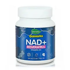 FITOSANA - NAD + Resveratrol en Gomitas Sin Azúcar (200 g) - Vitalidad Joven -