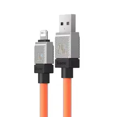 BASEUS - Cable de carga rápida USB A a Lightning 1m NARANJA -