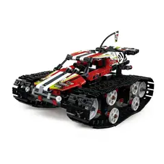 GENERICO - Kit Bloques de Construcción de Robótica Carro Todoterreno Rojo 410 Pcs