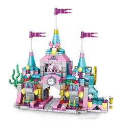 GENERICO - Bloques de Contrucción Castillo Princesa de la Alegria 566 Pcs