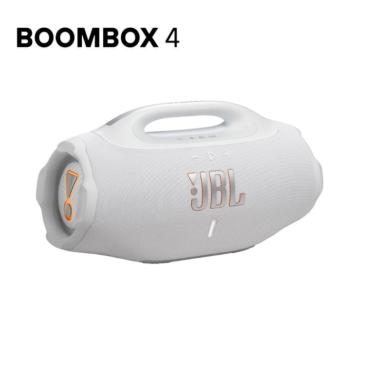 Parlante Bluetooth Boombox 4 con Auracast hasta 34 h. - Blanco