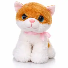 GENERICO - Gatos de Peluche 22 cm – Con sonido, diseño Realista y Ultra Suave