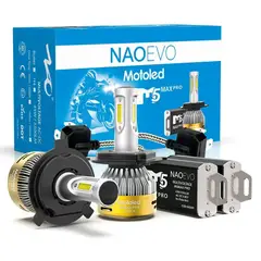 NAOEVO - Motoled M5MAX PRO H4 5500LM Multivoltaje