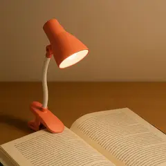 JUST HOME COLLECTION - Lámpara de Escritorio Rojo Deer Iluminación Ajustable y Estilo Moderno