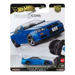 MARCA - Auto a escala - Rapidos y Furiosos - Hot Wheels Premium - NISSAN SKYLINE R34 - fast and furious