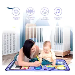 GENERICO - TAPETE PIANO MUSICAL LILA