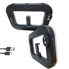 GENERICO - Aro Led para Celular Camara Portatil Luz RGB Recargable con Tripode