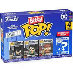FUNKO - Bitty Pop DC - Batman paquete de 4 DC Comics coleccionables