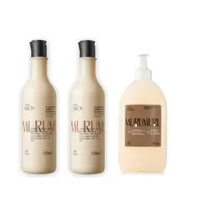 NATURA - 2 Acondicionador y 1 shampoo refil 300ml ekos murumuru