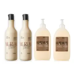 NATURA - 2 Acondicionador 300ml y 2 shampoo refil 300ml ekos murumuru