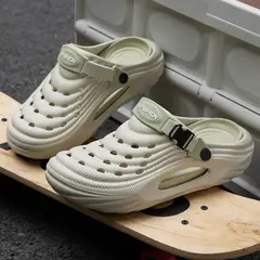 TIOZONEY - Sandalias para hombre -Verde