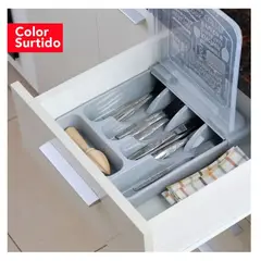REY PLAST - ORGANIZADOR DE CUBIERTOS DE PLASTICO FAST COVER COLOR SURTIDO