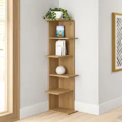 STARHOME - Estante Esquinero Shantal Roble