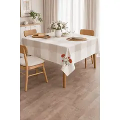 SALA FABULOSA - Mantel de mesa- Diseño flor roja