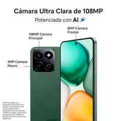 HONOR - SMARTPHONE PLAY 9T 16GB RAM 8GB +8GB EXT+ 256GB ROM CAMARA 108MPX 677 QUALCOMM GREEN