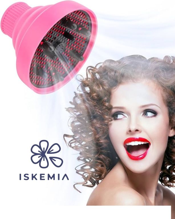 Difusor de Silicona Universal para secadora ideal para rizos en FUCSIA