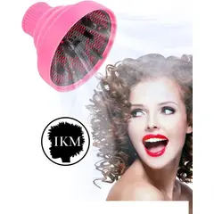 GENERICO - Difusor de Silicona Universal para secadora ideal para rizos en ROSA