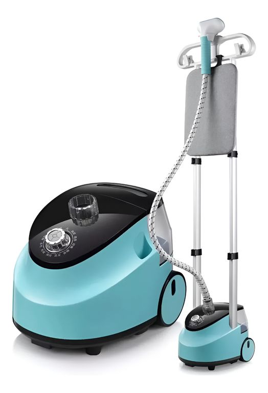 Planchas A Vapor Vertical 2 Celeste 200w Domestico