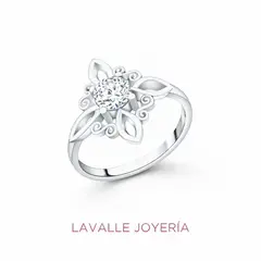 OEM - Anillo Nudo de Bruja en Plata 950 Lavalle Joyeria