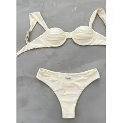 SOLARY - Calzón de Bikini Bottom Palma Perla