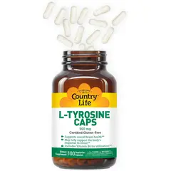 GENERICO - Country Life Ltirosina de 500 mg con suplemento de vitamina B6