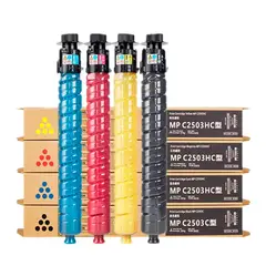 FIVEX - Kit de Toner Ricoh MP C2003 C2503 C2004 C2504 C3003 C3503 Compatible