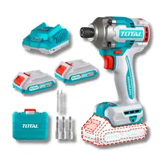 TOTAL TOOLS - Atornillador De Impacto 14 285nm Total Tirli2028 Color Azul petróleo Frecuencia 5060hz