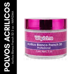 GENERICO - Acrílico Blanco French 3D 2 oz - WAPIZIMA